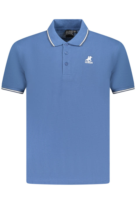 Us Grand Polo Mens Short Sleeve Polo Blue