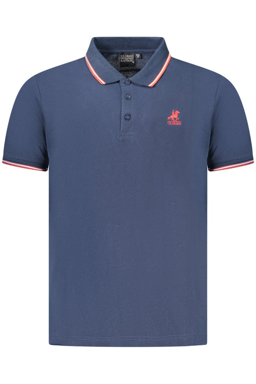 Us Grand Polo Mens Short Sleeve Polo Blue