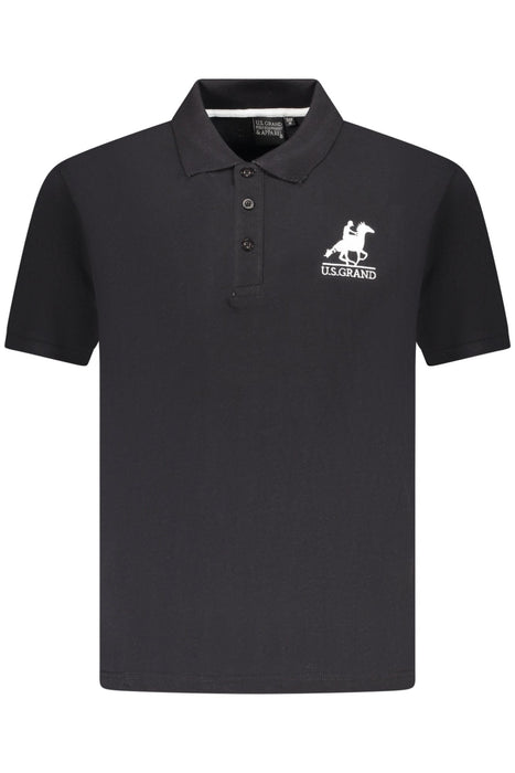 Us Grand Polo Mens Short Sleeve Polo Black