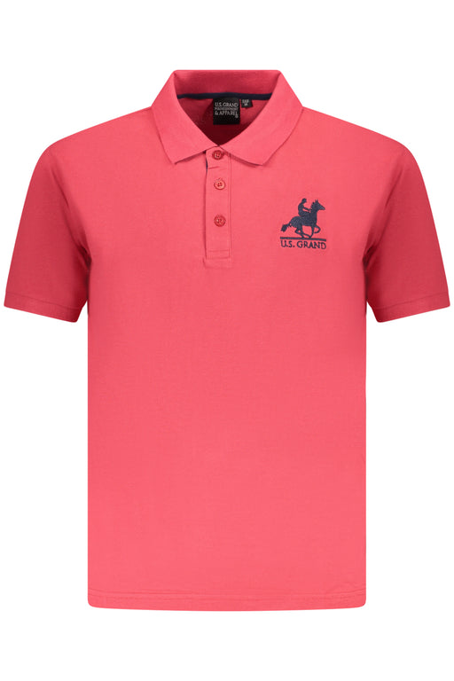 Us Grand Polo Mens Short Sleeve Polo Red