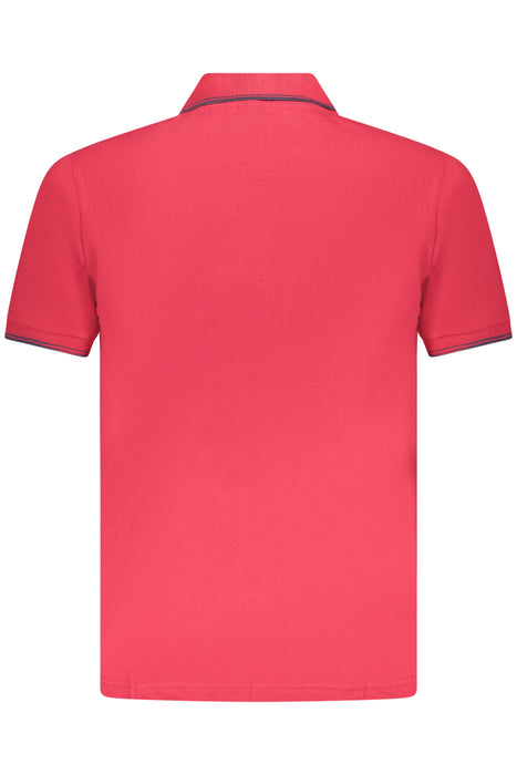 Us Grand Mens Short-Sleeve Polo Shirt, Red