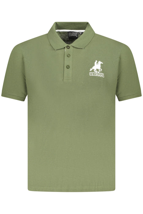 Us Grand Polo Mens Short Sleeve Polo Green