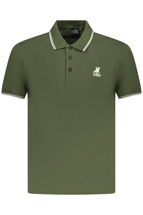 Us Grand Polo Mens Short Sleeve Polo Green