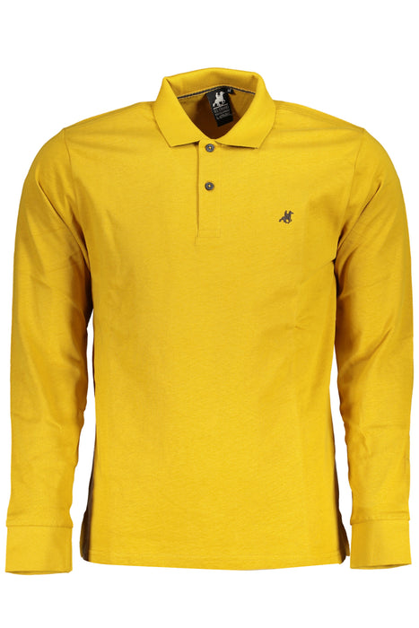 Us Grand Polo Long Sleeve Mens Yellow