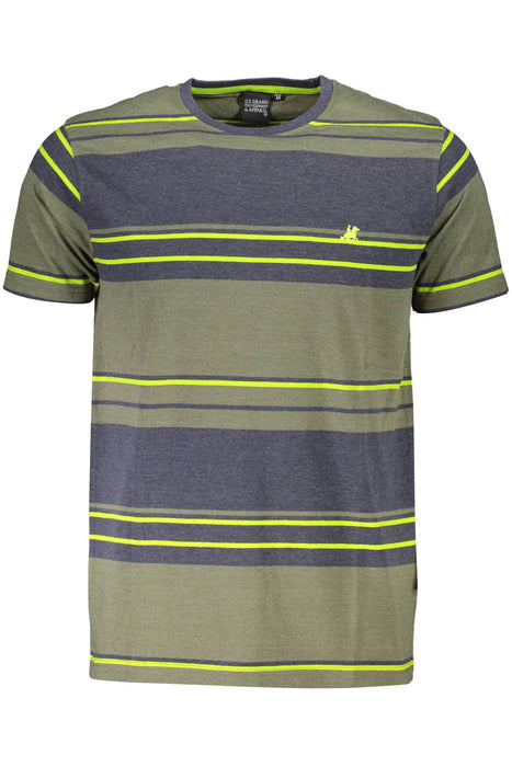 Us Grand Mens Short-Sleeved Green T-Shirt