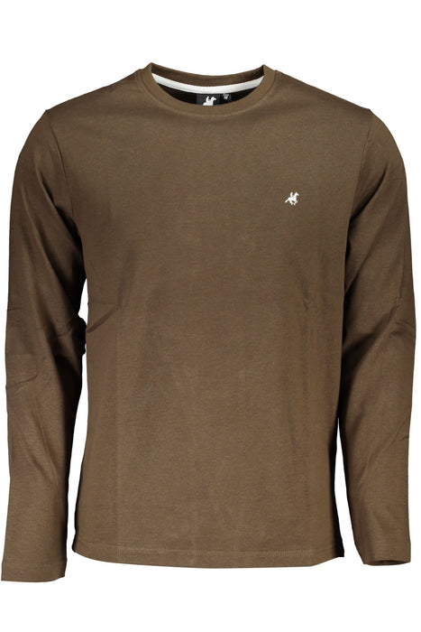 Us Grand Mens Long-Sleeved T-Shirt Brown