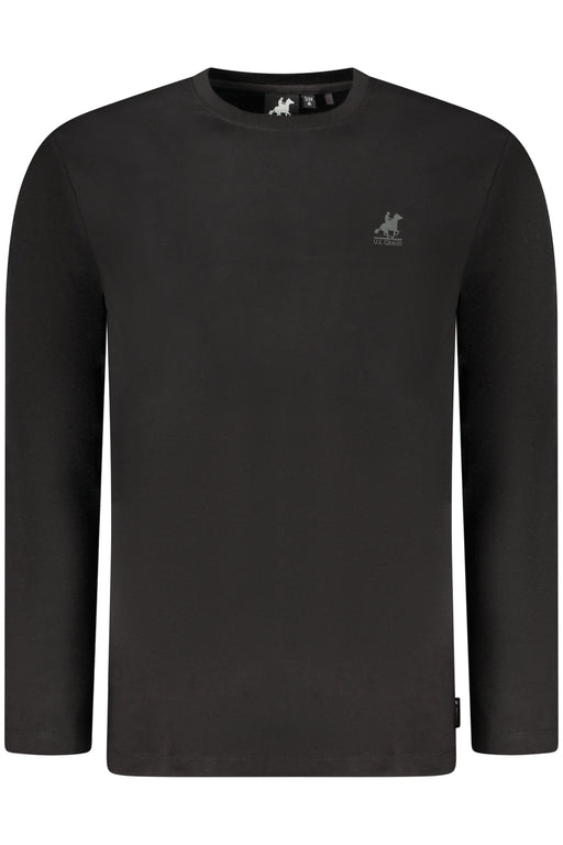 Us Grand Mens Long-Sleeved Black T-Shirt