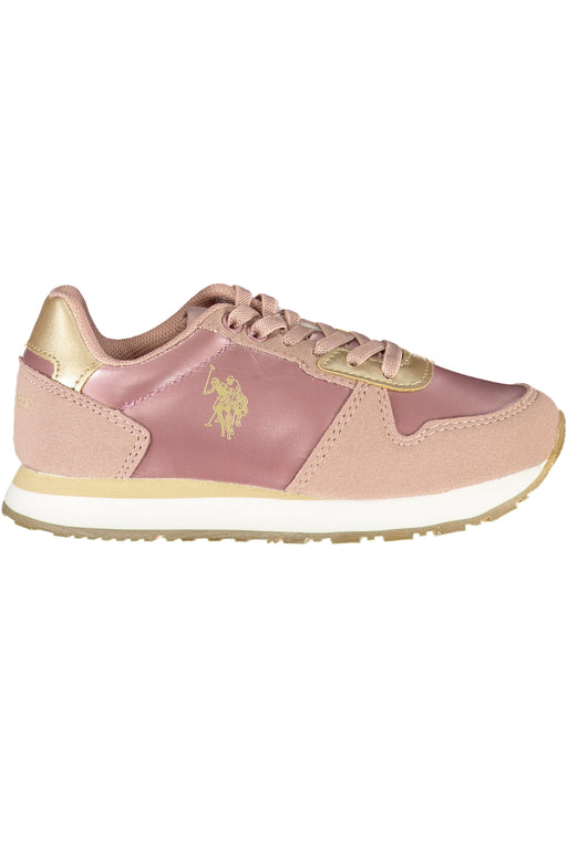 Us Polo Assn. Pink Children'S Sports Shoes