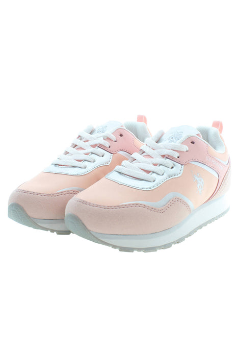 Us Polo Best Price Sports Shoes Girls Pink