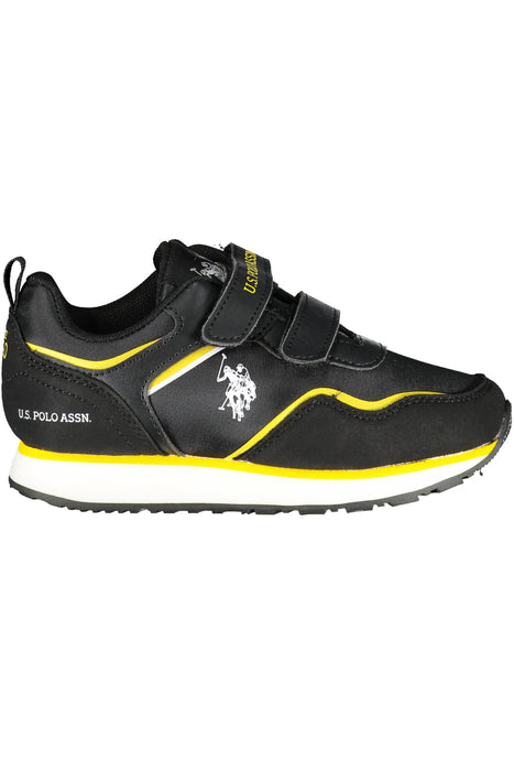 Us Polo Best Price Black Children'S Sports Shoes