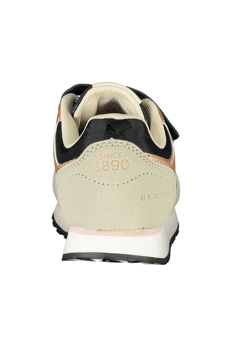 Us Polo Best Price Black Children'S Sports Shoes