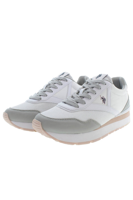 Us Polo Best Price White Womens Sport Shoes