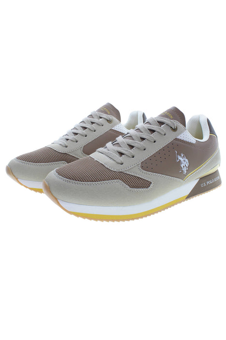 Us Polo Best Price Beige Man Sport Shoes