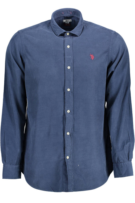Us Polo Shirt Long Sleeve Men Blue
