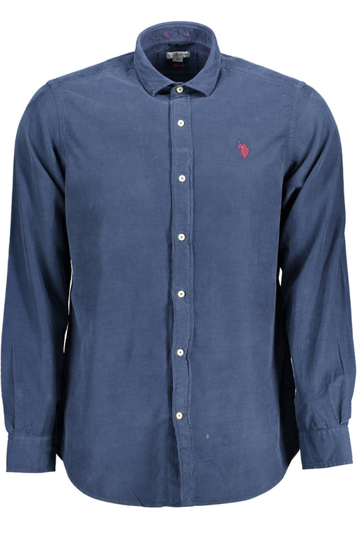 Us Polo Shirt Long Sleeve Men Blue