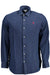 Us Polo Shirt Long Sleeve Man Blue