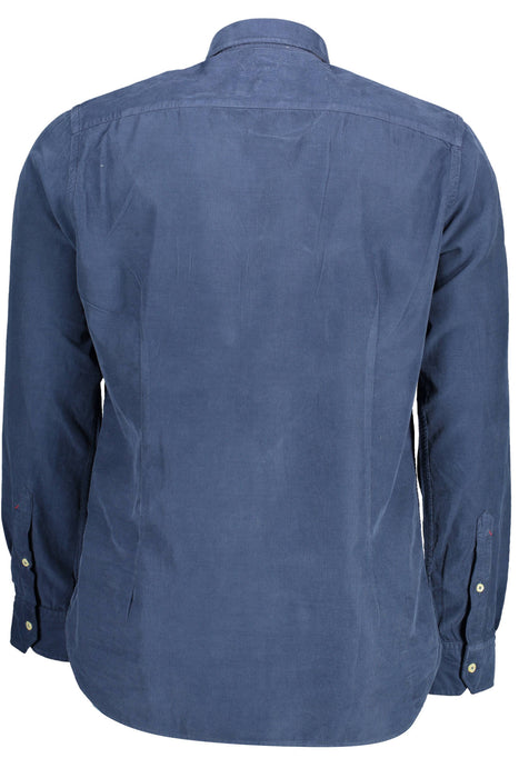 Us Polo Shirt Long Sleeve Men Blue