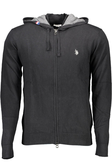 Us Polo Cardigan Men Black