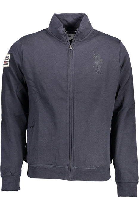 Us Polo Sweatshirt With Zip Blue Man