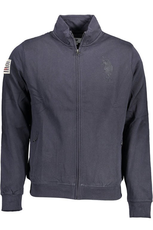 Us Polo Sweatshirt With Zip Blue Man