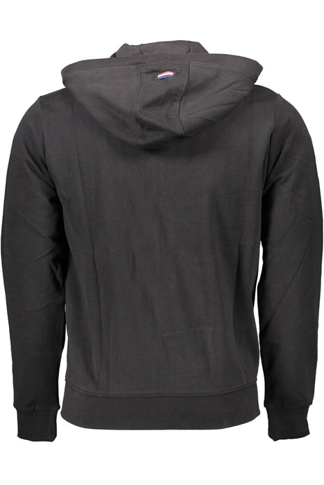 Us Polo Sweatshirt With Zip Man Black
