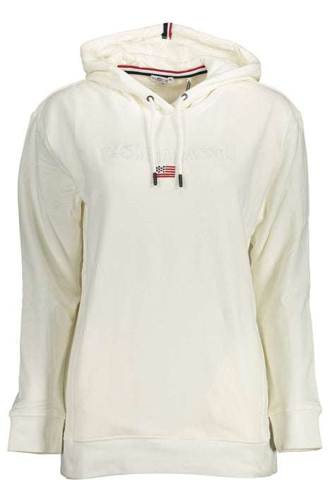 Us Polo Sweatshirt Without Zip Woman White