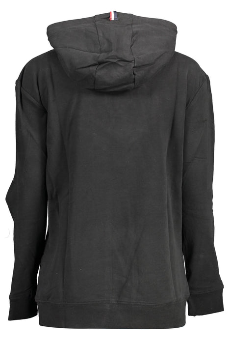 Us Black Polo Sweatshirt Without Zip