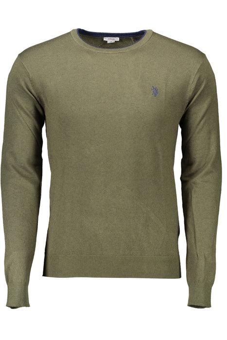 Us Polo Green Mens Sweater