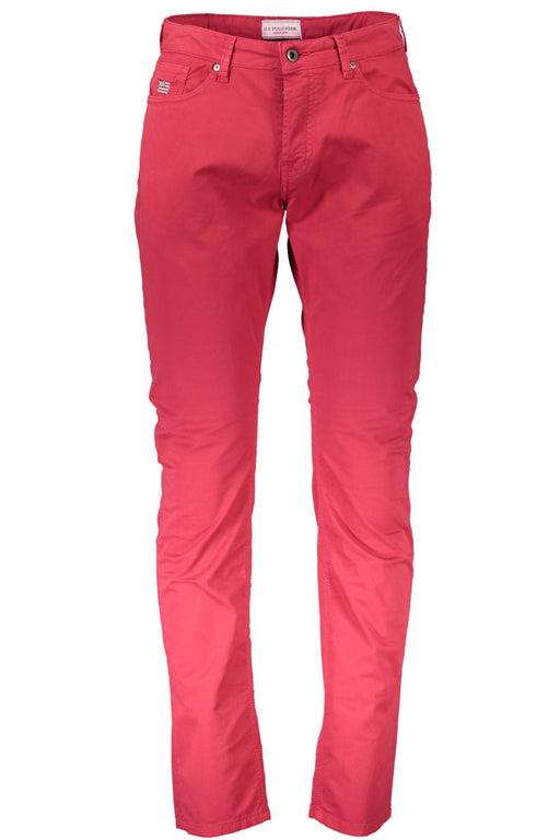 Us Mens Red Polo Pants