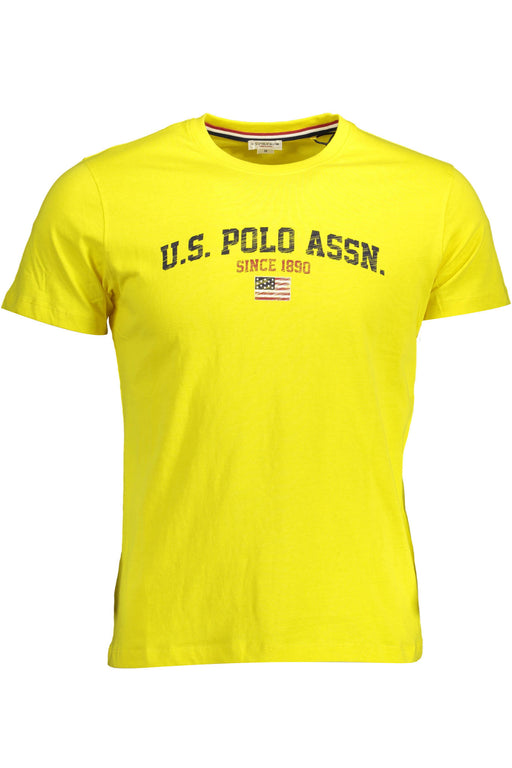 Us Polo Short Sleeve T-Shirt Yellow Man
