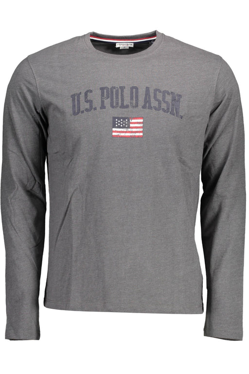 Us Polo T-Shirt Long Sleeves Men Grey