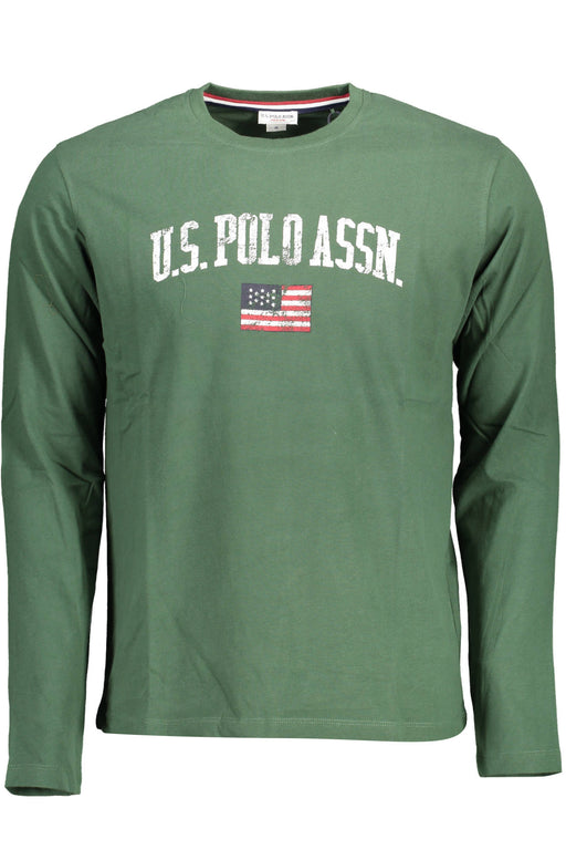 Us Polo T-Shirt Long Sleeve Man Green