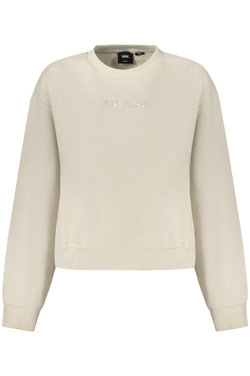 Vans Womens Zip-Up Sweatshirt In Beige
