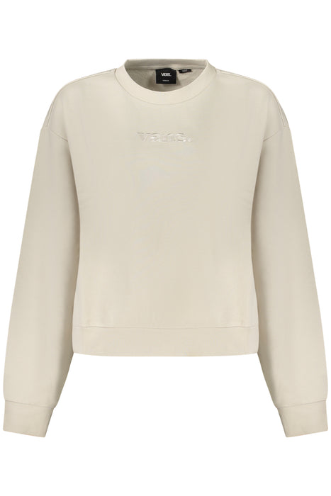 Vans Womens Zip-Up Sweatshirt In Beige