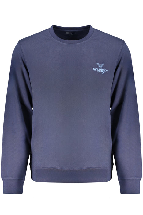 Wrangler Mens Zip-Up Sweatshirt Blue