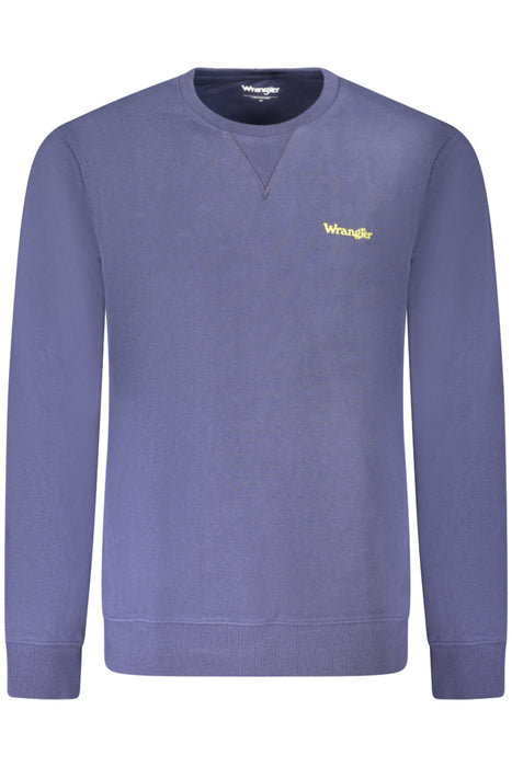 Wrangler Mens Zip-Up Sweatshirt Blue