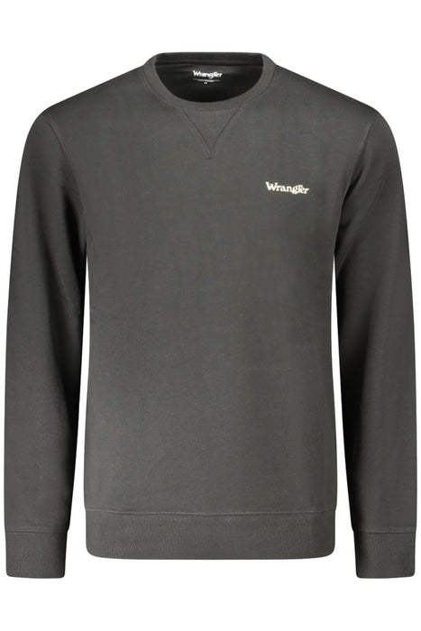 Wrangler Mens Black Zip-Up Sweatshirt