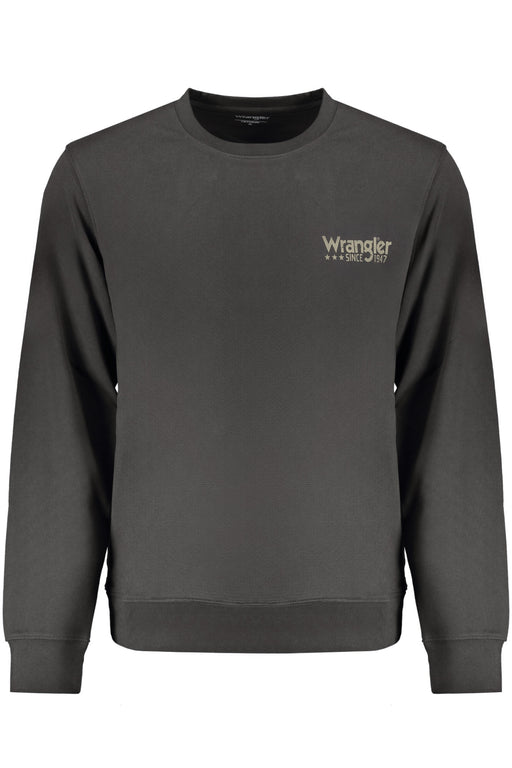 Wrangler Mens Black Zip-Up Sweatshirt