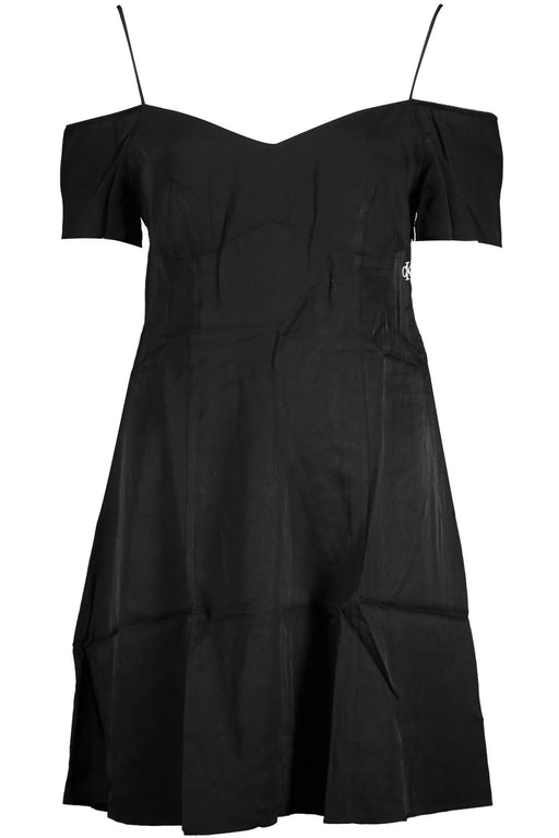 CALVIN KLEIN WOMENS SHORT DRESS BLACK