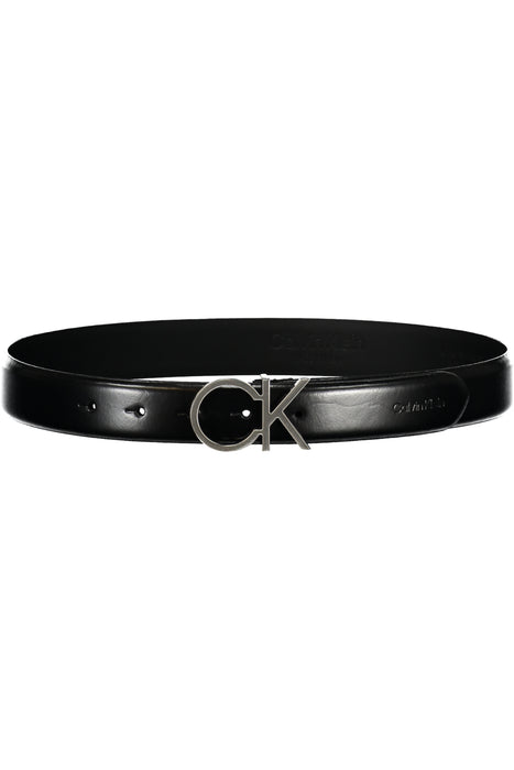 Calvin Klein Mens Black Leather Belt