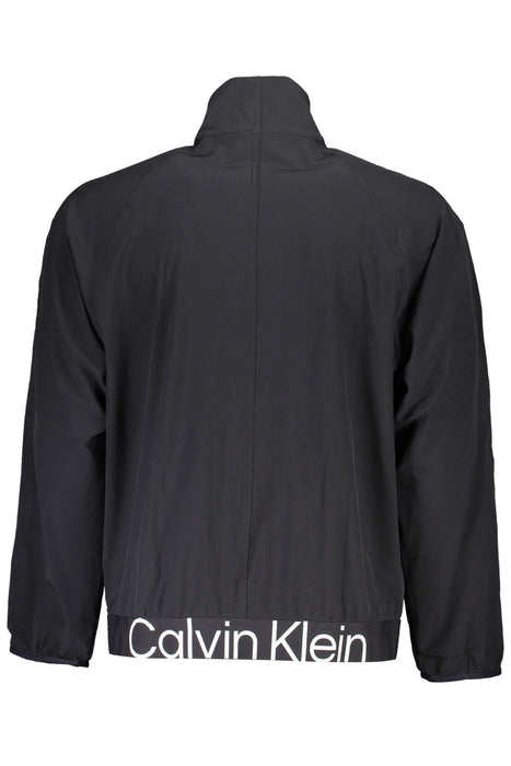 Calvin Klein Mens Black Zipped Sweatshirt