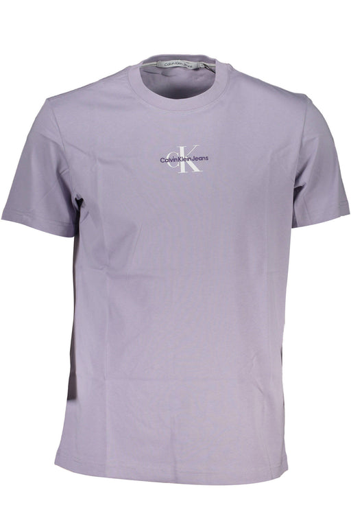 Calvin Klein Purple Man Short Sleeve T-Shirt