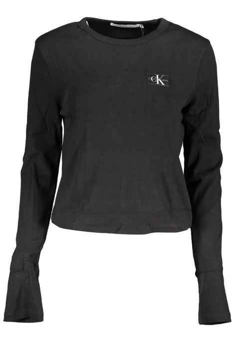 Calvin Klein Womens Long Sleeve T-Shirt Black