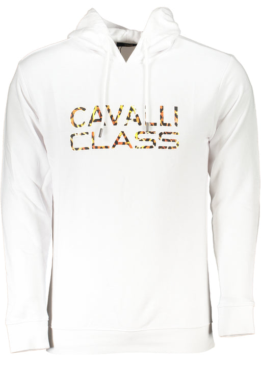 Cavalli Class Mens White Zipless Sweatshirt