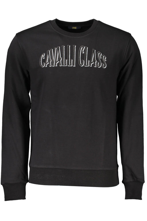 CAVALLI CLASS SWEATSHIRT WITHOUT ZIP BLACK MAN