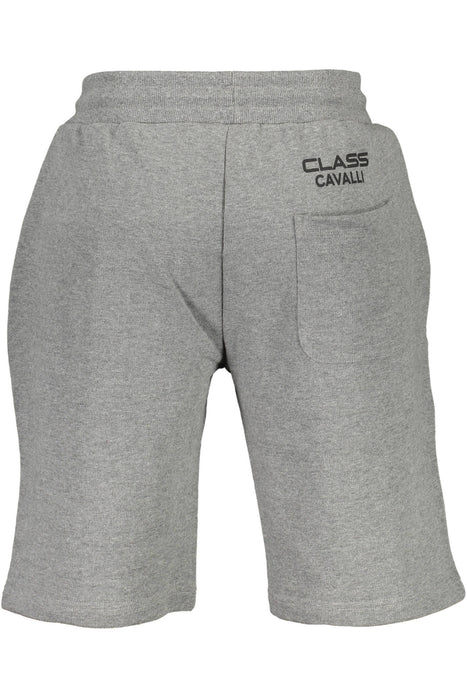 Cavalli Class Gray Mens Short Trousers