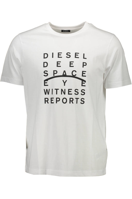 Diesel Mens Short Sleeve T-Shirt White