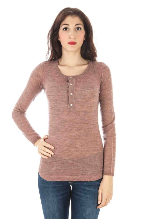 FRED PERRY WOMENS PINK SWEATER