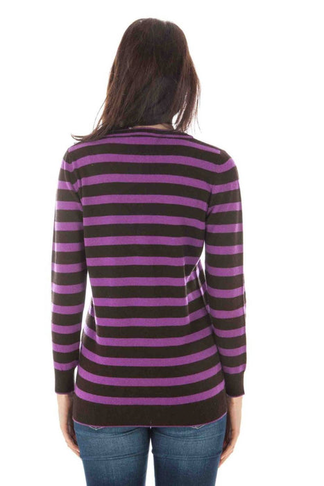 Fred Perry Womens Purple Sweater