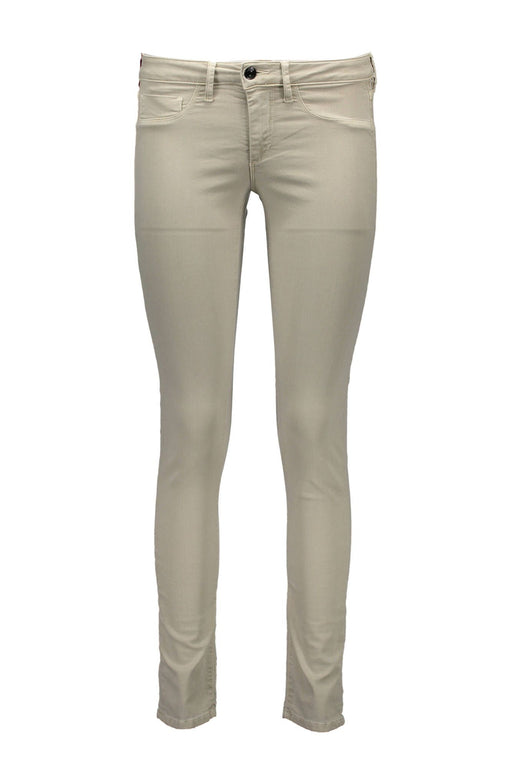FRED PERRY WOMENS BEIGE TROUSERS